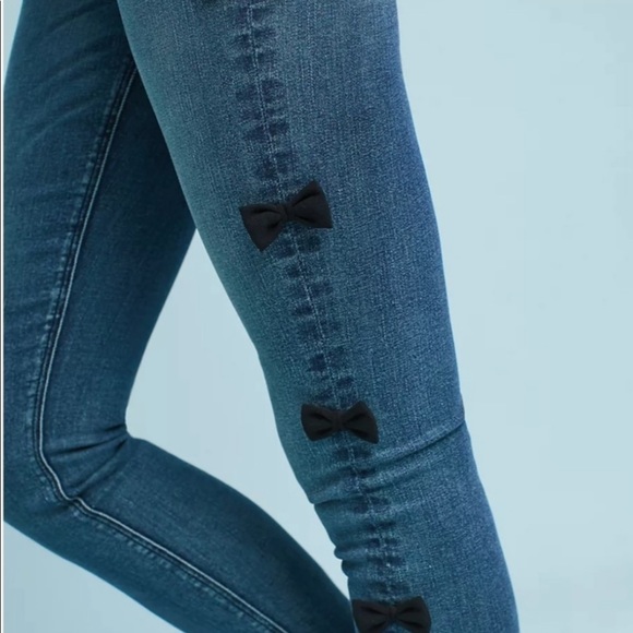 Anthropologie McGuire Newton Bow Skinny Jean size 27 - Picture 13 of 15